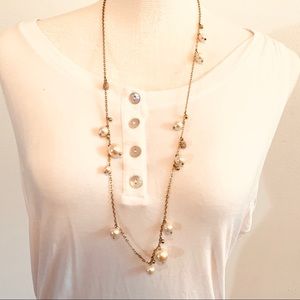 COPY - J. Crew faux pearl fashion necklace